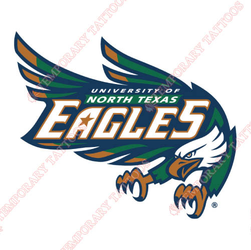 North Texas Mean Green Customize Temporary Tattoos Stickers NO.5614
